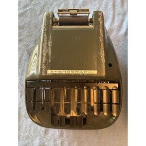 Vintage Stenograph Shorthand Court Reporter Machine w/ Case Untested